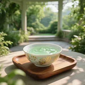 Horse chestnut cooling gel in a glass jar